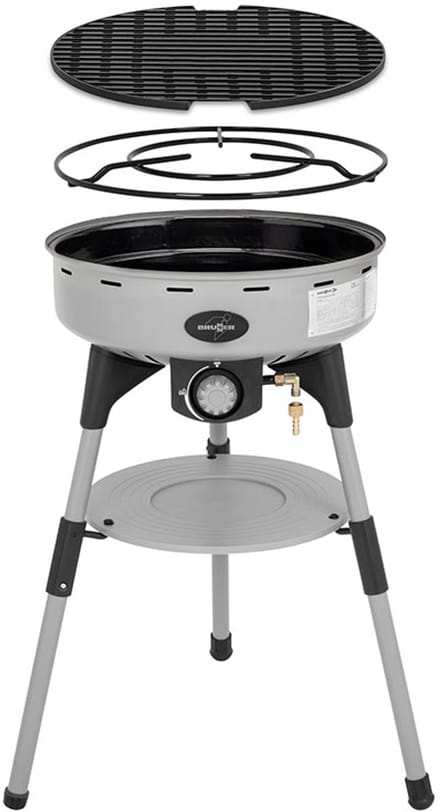 Brunner Devil BBQruiser HT Classic Grid 30 - draagbare gasbarbecue 30mbar