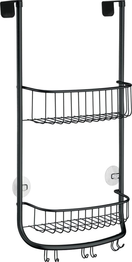 iDesign Doucherek zonder boren - Forma - Zwart