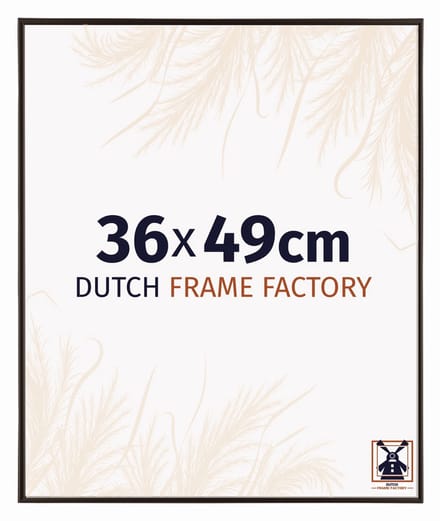 Fotolijst 36x49 cm - Kunststof - Antraciet - Easy