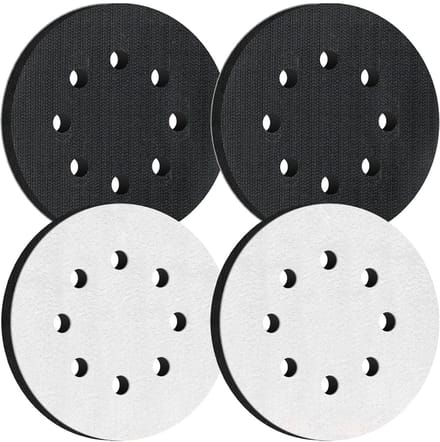 4 Stuks Polijstpads 125 mm Klittenband voor Excentrische Schuurmachine