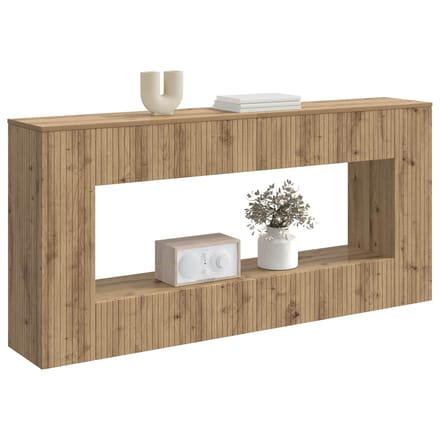 vidaXL Wandtafel Artisan Eik 155 x 29 x 74 cm Geconstrueerd hout