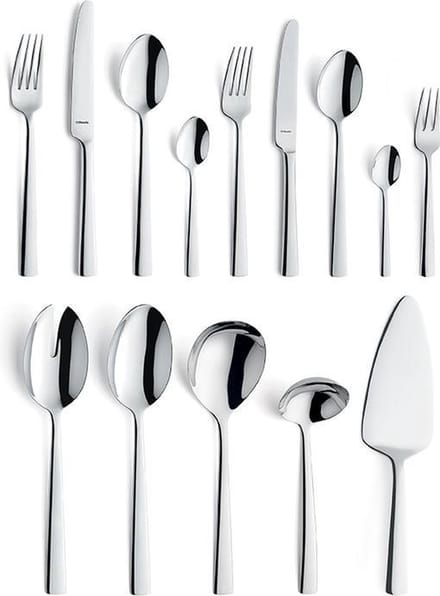 Amefa Moderno - Bestekset - 60-delig - 6 personen - zilverkleurig