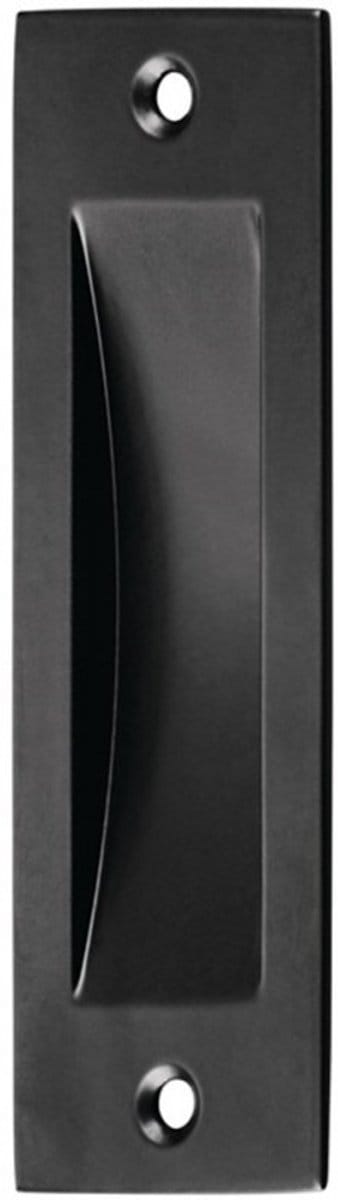 Schuifdeurkom 120X40mm Zwart Recht - 4556-70E