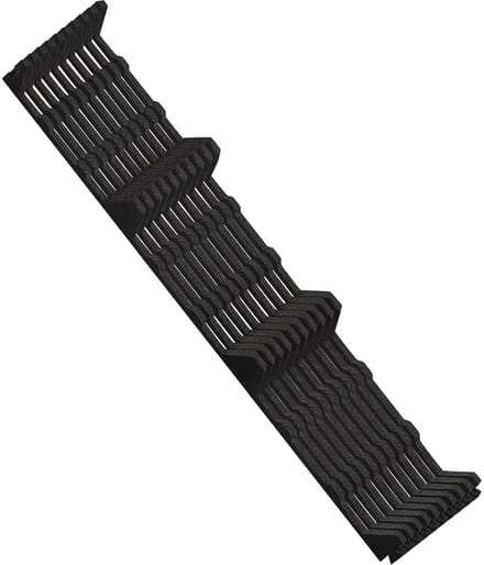 Schuimrubberen sluitstrips - Dakplaten profiel - Dak afdichten - Geribbeld ontwerp - 10 sets - Zwart