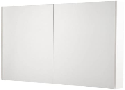 Saqu spiegelkast 120x70x14cm glanzend wit