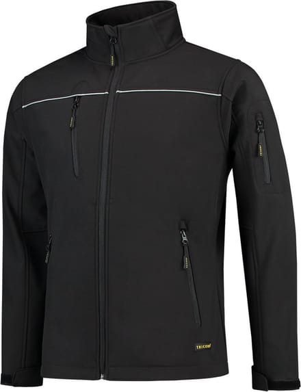 Tricorp soft shell jack - Workwear - 402006 - zwart - maat S