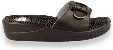 SC - New Massage Dames Slippers Black - Maat 36
