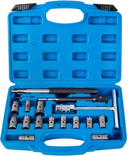 Silver 11612 - Frezenset voor Injectornaal - 17-Delig