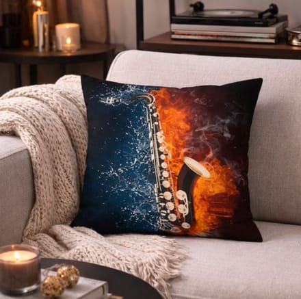 Velvet Elements of Sound Collection kussenhoes - 45x45 cm