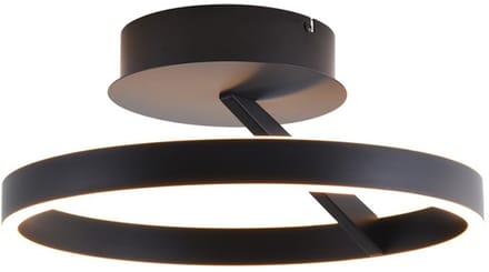 Pilota Plafondlamp cirkel d:40 cm zwart 2700k 3-stepdim - Modern - Freelight
