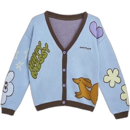 Biologische Katoenen Cardigan Kind Happymess