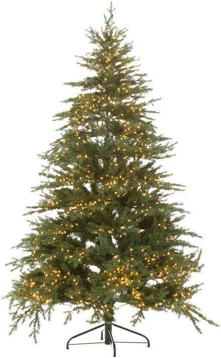 J-Line kerstboom 1600 Led - kunststof - groen - medium