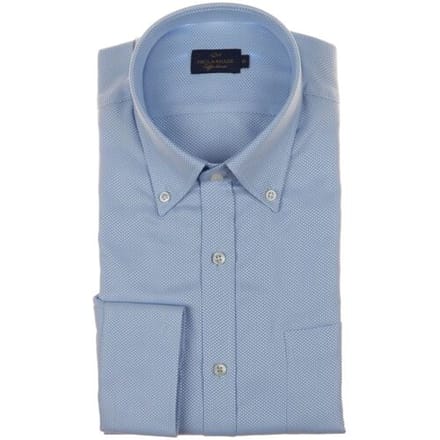Paul & Shark Overhemd Soffio Damier Cotton Licht Blauw / male