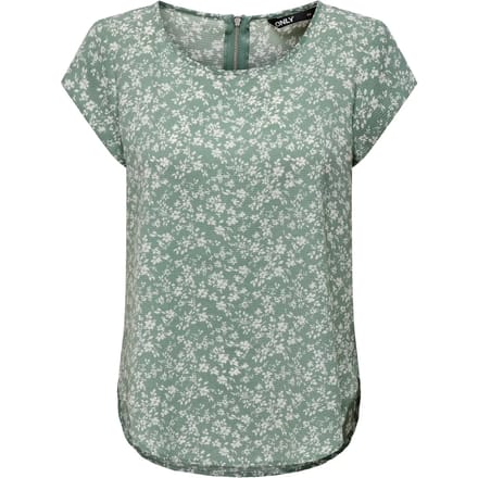 ONLY - ONLVIC S/S AOP TOP NOOS WVN - Dames - Blouses