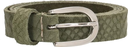Old West Riem 2 cm Olijf Croco | Maat 85