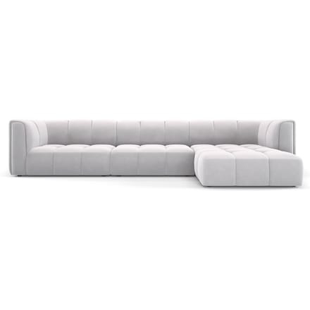 Hoekbank Francesca velvet rechts 5-zits | Milo Casa