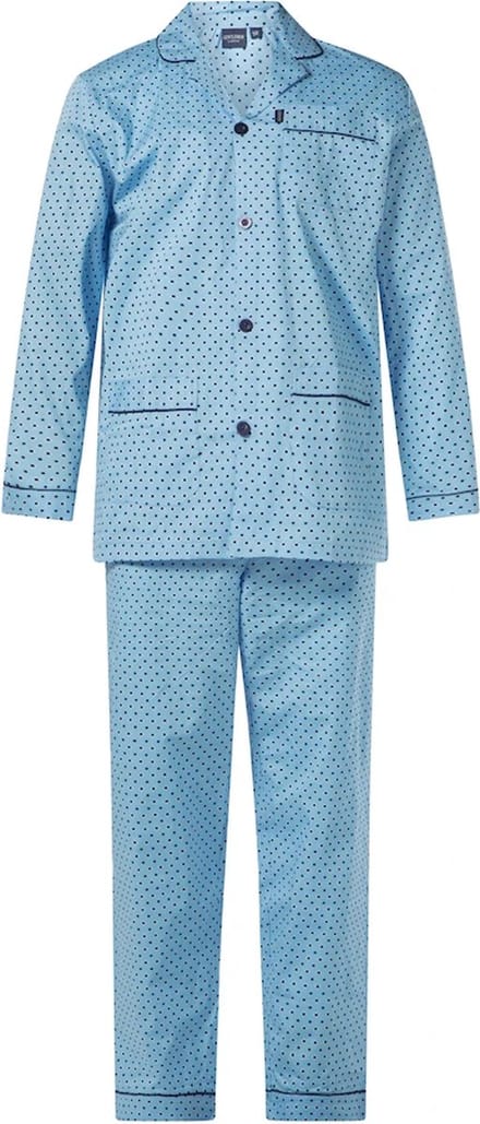 Gentlemen heren pyjama - poplin - maat 64 - Screen - blue