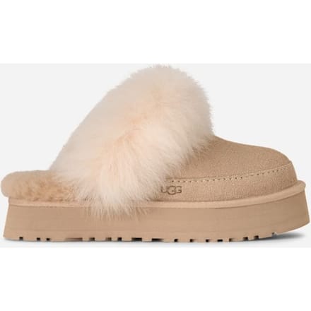 UGG® Disquette Chalet-pantoffel in Sandcastle, Maat 40, Suede