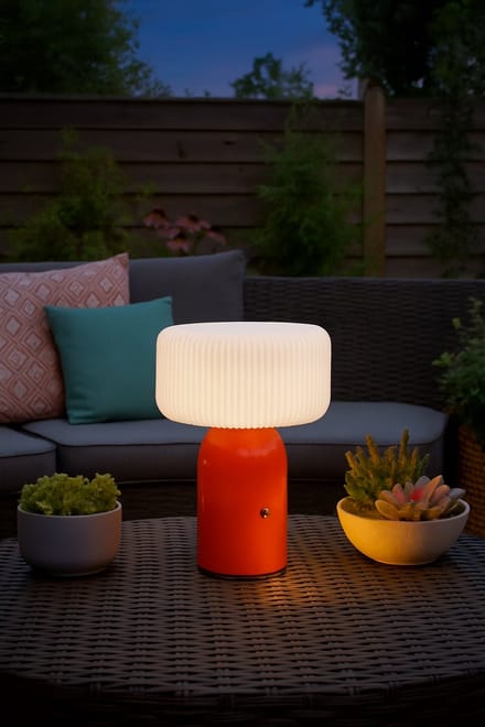 Luxform - USB 1x Nazaré table lamp, 80LM, orange, 1xPDQ