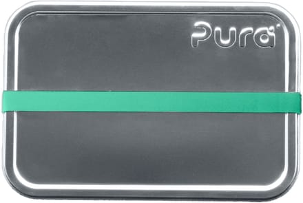 Pura Lunchbox - small - inclusief silicone band - RVS - Plasticvrij