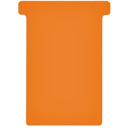 T-kaart Djois formaat 3 77mm oranje 100 stuks