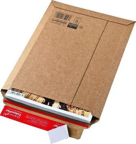 Verzendverpakking | Kartonnen envelop met sluitstrip A4 | bundel van 10 stuks