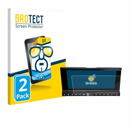 BROTECT - Screenprotector voor DS 7 Crossback Infotainmentsystem - Folie Beschermfolie transparant 2 Stuks