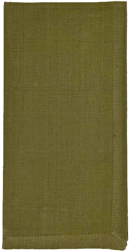 Fina servet olive - set van 8