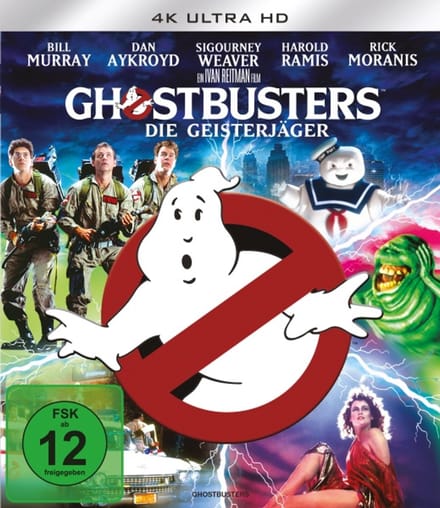 PLAION Ghostbusters Blu-ray 4K Ultra HD Duits, Engels, Frans, Italiaans, Pools, Russisch, Turks