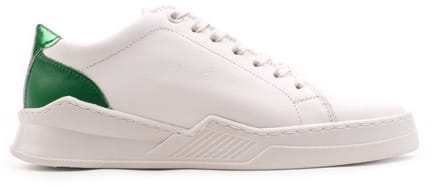 Omnio spencer city sneakers dames wit/groen leer