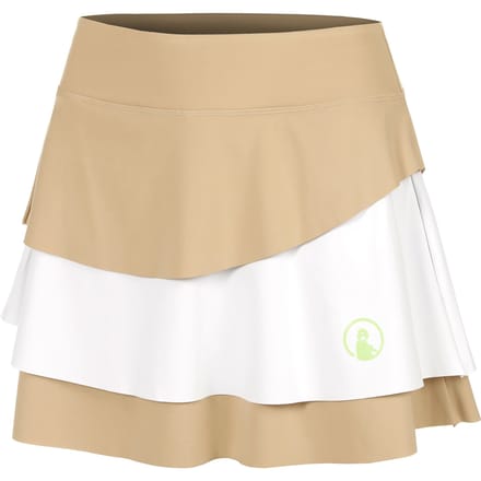 Quiet Please Wild Flounce Rok Dames-Beige,Wit