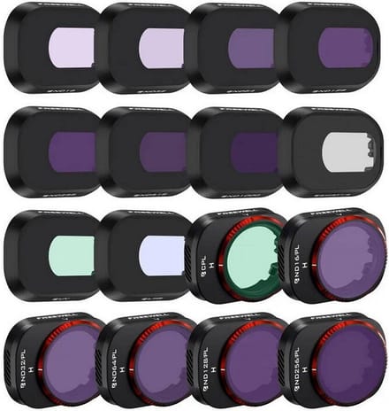 Freewell Set of 16 filters for DJI Mini 4 Pro drone