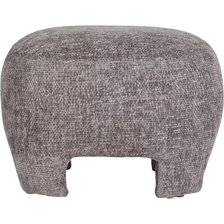House Nordic Poef Nazare - Beige - Polyester - 53x41x38 cm