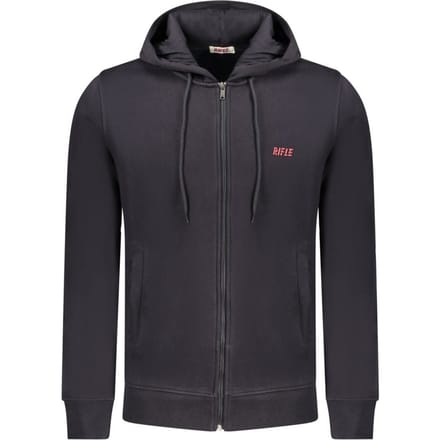 Rifle Blauwe Katoenen Heren Hoodie