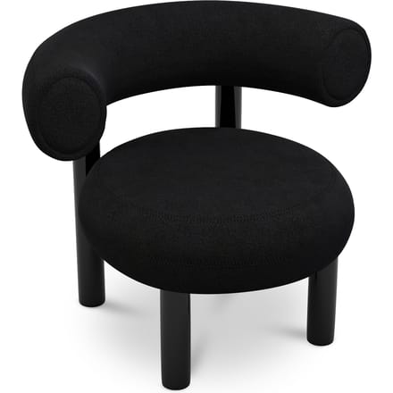 Tom Dixon - Vette loungestoel - zwart