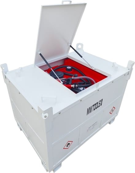 Tank Diesel metaal 400l , pomp 12V MW Tools TDC40012MET