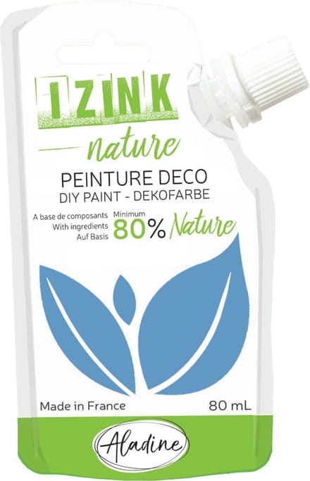Aladine plakkaatverf Izink Nature 80 ml azuurblauw creatief.