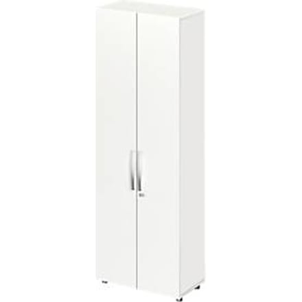 Schäfer Shop Select LOGIN kast, 6 dossierhoogtes, B 800 x D 420 x H 2240 mm, wit/wit