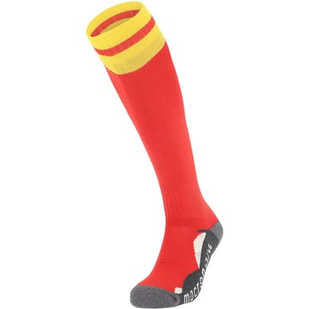 Macron Azlon Voetbalkousen - Rood / Geel | Maat: 35/38