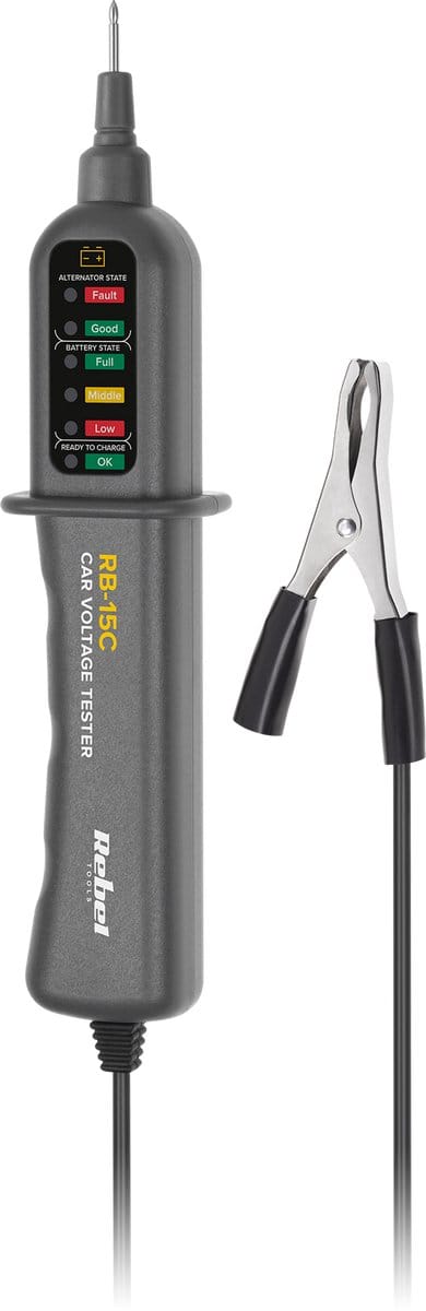 REBEL RB-15C Serie - Spanningsindicator - Diagnose Tool - 12 V Systemen - Compact en Licht