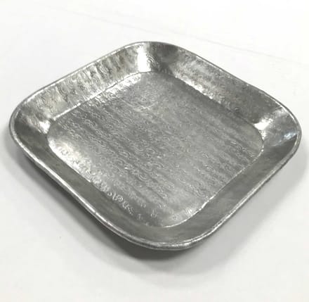 Oosters dienblad Prisma zilver
