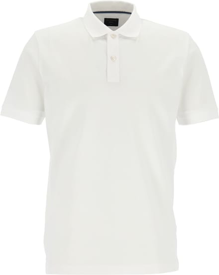 OLYMP Poloshirt Piqué Wit - Maat 4XL - Heren