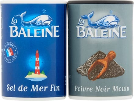 La Baleine Tafel Zout + Zwarte Peper Gemalen