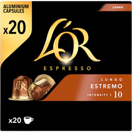 Koffiecups L'Or espresso Lungo Estremo 20 stuks