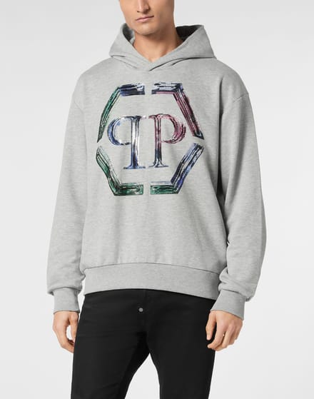 Sweatshirt Met Capuchon Hexagon