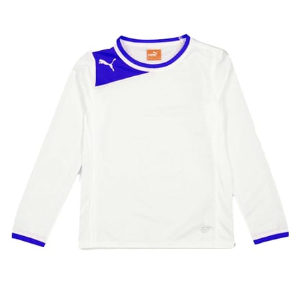 Puma Power Cat-shirt voor kinderen (Wit/blauw)