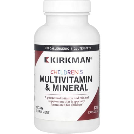 Kirkman Labs, Multivitamine/Mineralen voor kinderen, 120 capsules