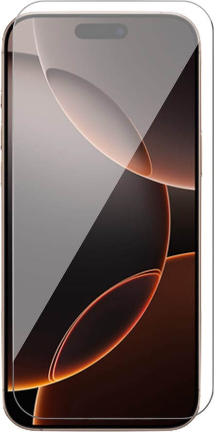 Screenprotector geschikt voor iPhone 16 Pro - Gehard Glazen Tempered Glass Krasbestendige Screen Protector