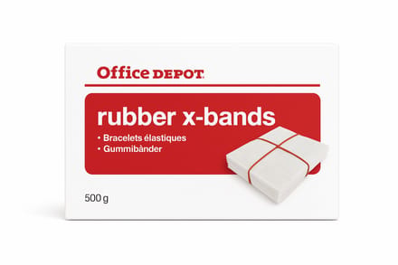 Office Depot - Rubberen X-Band - 80x11mm - Ø50mm - Elastisch