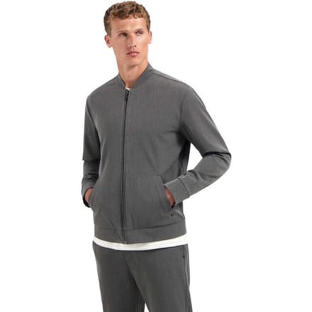 No Excess Jacket Shirt Bomber Melange Hybrid Grey Melange Größe: L | Bomberjacken Outlet | Herren | Grau